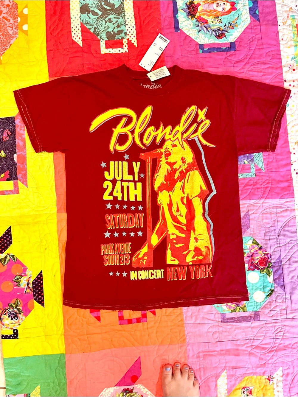 URBAN OUTFITTERS BLONDIE One Night Only TEE SZ S NWT